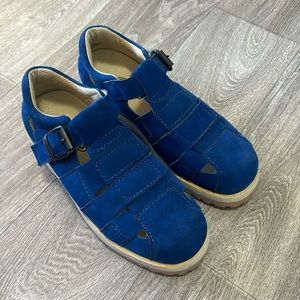 Buffalino blue leather shoes men’s sz 11